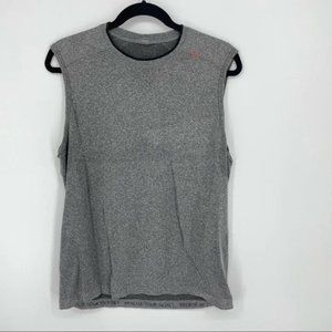 LULULEMON men’s metal tech vent muscle shirt gray Sz M